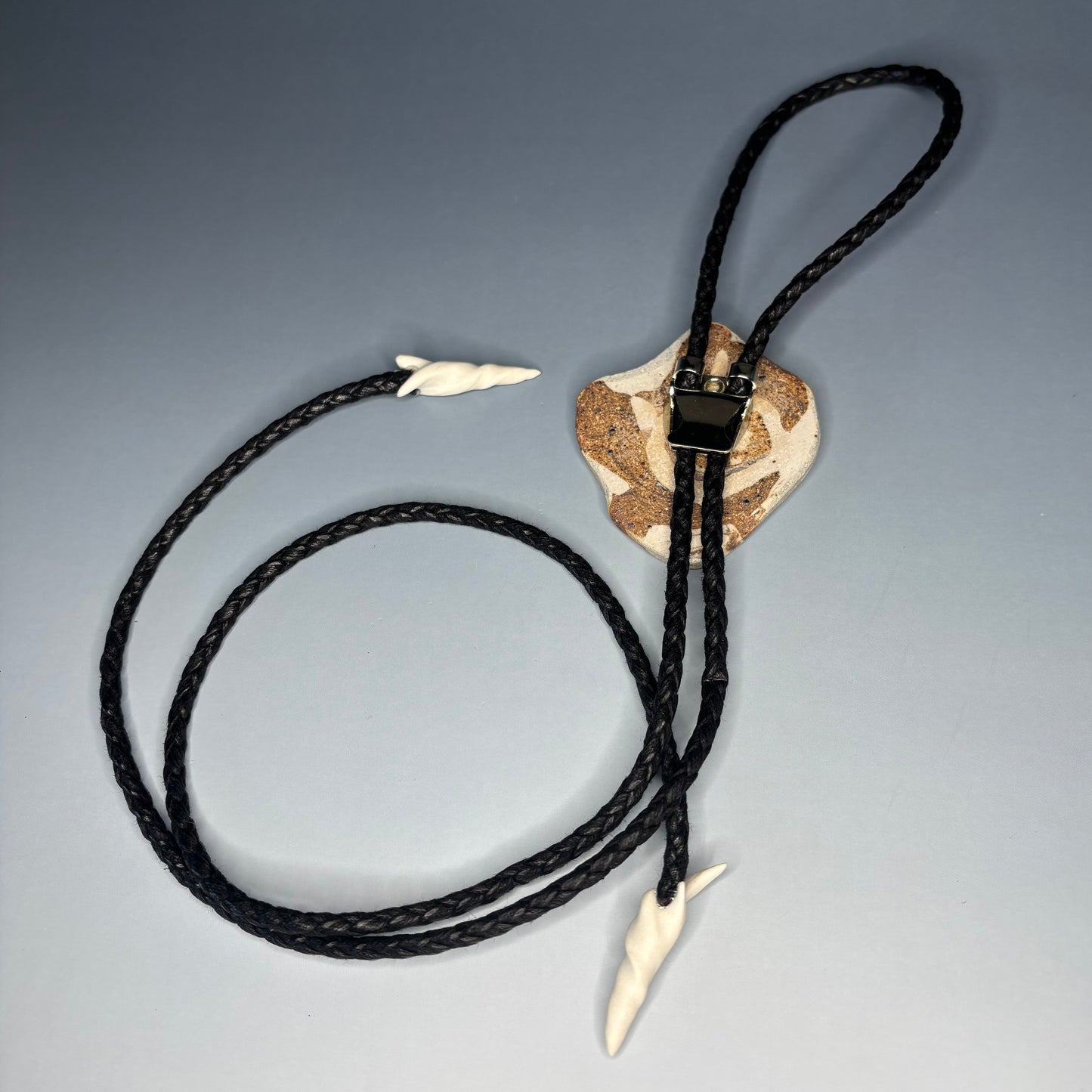 Fossilized Eye Bolo Tie